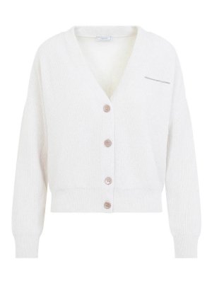 PESERICO: Cardigans - Cardigan - Beige