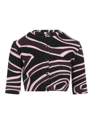 EMILIO PUCCI: Cardigans - Cardigan - Marron Clair