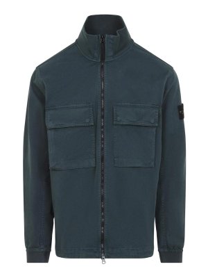 STONE ISLAND: shirts - Cotton Shirt Jacket
