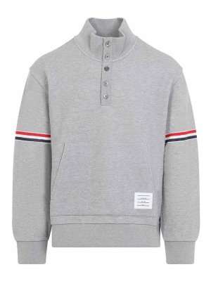 THOM BROWNE: Sweatshirts & Sweaters - Funnel Neck Pullover