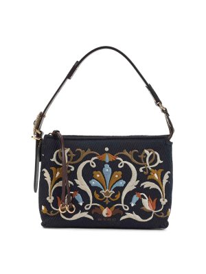 ETRO: borse a spalla - Borsa a tracolla Hobo S in tela