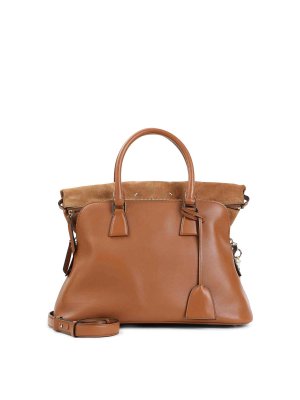 Maison Margiela: Sacs à main - Sac Cabas - Marron