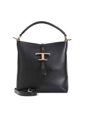 TOD'S: Bucket-bags - Bucket-Bag - Schwarz
