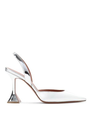 AMINA MUADDI: sandals - Holli Mirror 95 Slingback