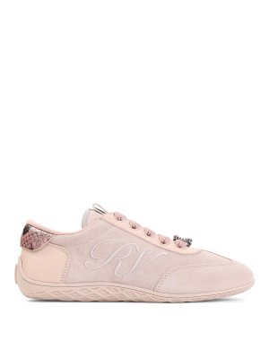 ROGER VIVIER: Chaussures de sport - Baskets - Rose Clair