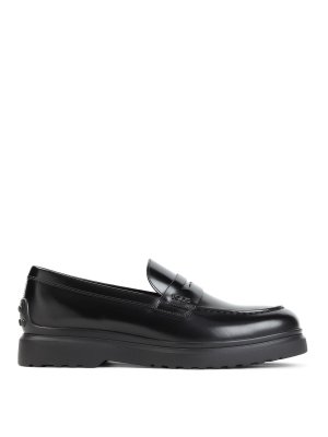 TOD'S: Mocassins & Chaussures bateau - Mocassins - Noir
