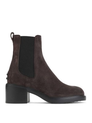 TOD'S: Bottines - Bottines - Marron