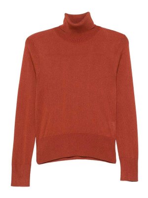 ALPHA STUDIO: Strickpullover mit Rundhalsausschnitt - Rundhalspullover - Braun