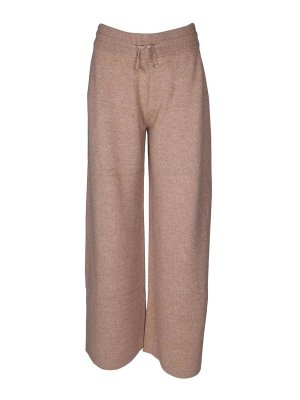 AUTRY: tracksuit bottoms - Beige Sporty Wool Trousers