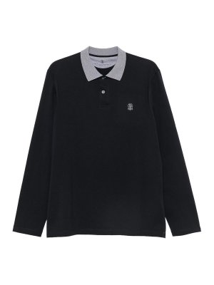 BRUNELLO CUCINELLI: T-shirts - T-Shirt - Dunkelblau