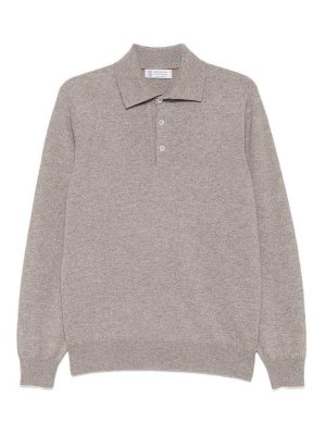 BRUNELLO CUCINELLI: Polos - Polo - Marrón