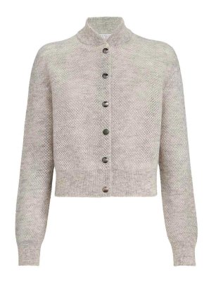 BRUNELLO CUCINELLI: カーディガン - カーディガン - グレー