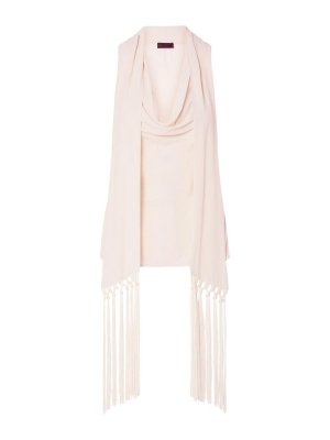 Liu Jo: Tops & Tank tops - Cream Sleeveless Top