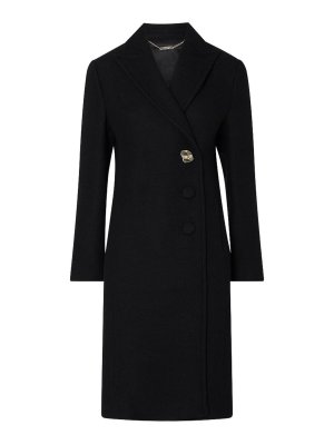 Liu Jo: long coats - Long Black Wool Coat