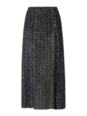MISSONI: blouses - Long Skirt With Rhinestones And Side Slit