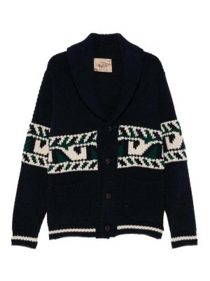 RAKK: cardigans - Blue Holman Cardigan