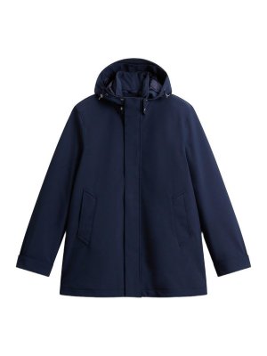 WOOLRICH: parkas - Blue Chesterfield Parka