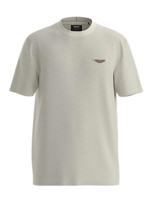 Hugo Boss: t-shirts - Thompson White Cotton T-Shirt