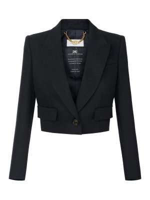 ELISABETTA FRANCHI: Blazer - Blazer - Schwarz