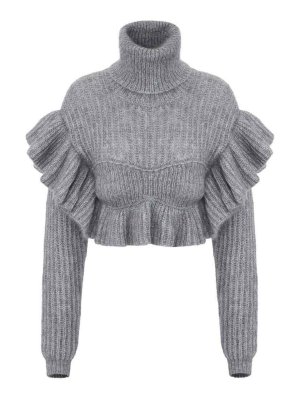 ELISABETTA FRANCHI: クルーネック - クルーネック - グレー