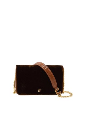 ELISABETTA FRANCHI: ショルダーバッグ - ショルダーバッグ - ブラウン