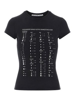 ALEXANDER WANG: T-shirts - T-Shirt - Schwarz