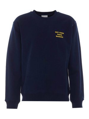 DRÔLE DE MONSIEUR: Sweatshirts & Sweaters - Bold Slogan Sweatshirt