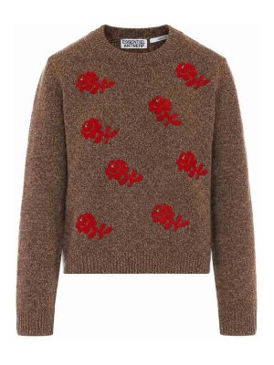 ESSENTIEL ANTWERP: crew necks - Camel Korine Sweater