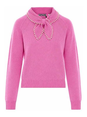 ESSENTIEL ANTWERP: Suéteres con cuello pico - Suéter Cuello Redondo - Rosado