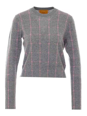 GUEST IN RESIDENCE: crew necks - Grey Shrunken Sweater