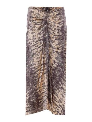 ISABEL MARANT: gonne al ginocchio  e longuette - Gonna Laren beige