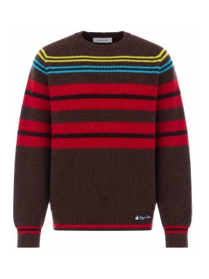 LANVIN: Pull col rond - Pull Col Rond - Marron