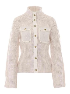 Pinko: Cardigans - Cardigan - Weiß