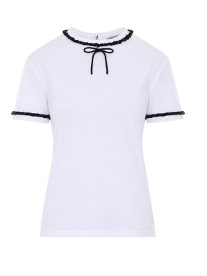 TWINSET: T-shirts - T-Shirt - Weiß
