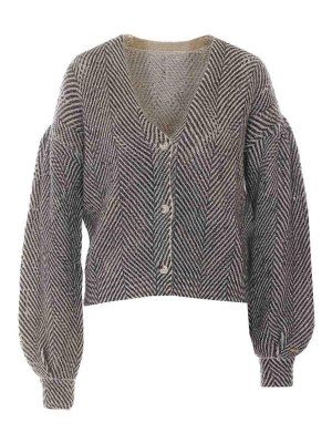 TWINSET: cardigans - Twinset Grey Cardigan