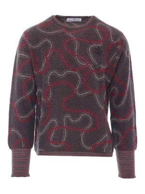 VIVIENNE WESTWOOD: Pull col rond - Pull Col Rond - Gris