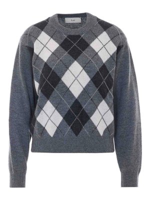 DUNST: crew necks - Argyle Sweater