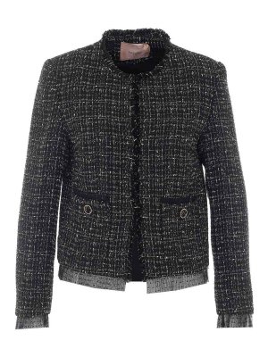 TWINSET: crew necks - Boucle Jacket