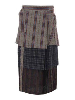 VIVIENNE WESTWOOD: Knielange und Midi Röcke - Midirock - Bunt