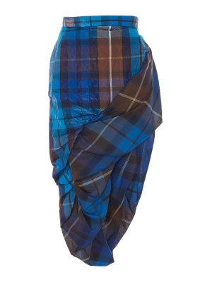VIVIENNE WESTWOOD: Knielange und Midi Röcke - Midirock - Blau
