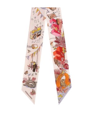 SALVATORE FERRAGAMO: Schals - Schal - Rosa