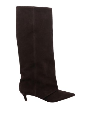 Steve Madden: stivali - Stivali DécolletéLuca in pelle scamosciata