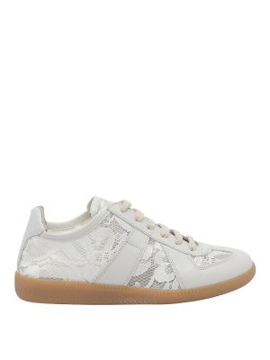 Maison Margiela: Chaussures de sport - Baskets - Blanc