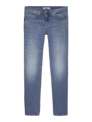 TOMMY HILFIGER: Jeans à jambe droite - Jean Droit - Bleu