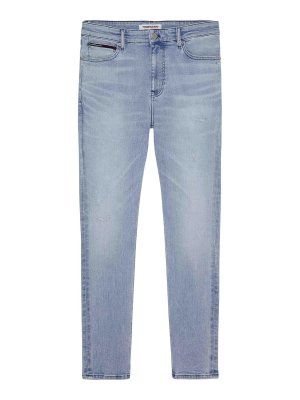 TOMMY HILFIGER: Straight Leg Jeans - Straight Leg Jeans - Blau