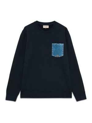 ROY ROGER'S: Sweatshirts und Pullover - Sweatshirt - Blau
