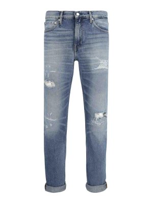 CALVIN KLEIN: straight leg jeans - Jeans
