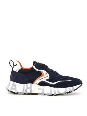VOILE BLANCHE: trainers - Blue Sneakers