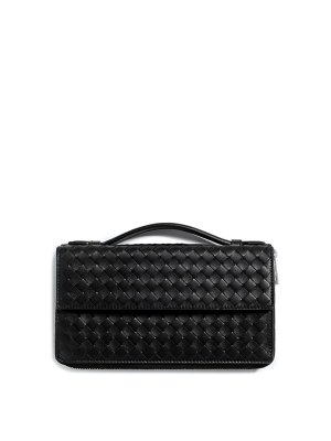 BOTTEGA VENETA: Carteras y monederos - Carteras Y Monederos - Negro