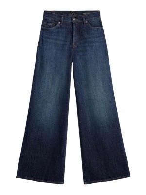 7 FOR ALL MANKIND: straight leg jeans - `Lotta` Tailorless Jeans